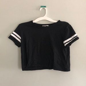 Black crop top
